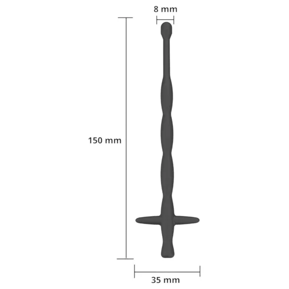 Erospace Men's Play - Silikon-Dilator (schwarz)