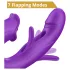 Erospace Sweet Play - Zungen-Klitorisstimulator und nickender G-Punkt-Vibrator (lila)