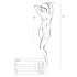 Passion BS027 - Netz-Minikleid (schwarz) - S-L