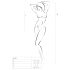 Passion BS035 - Trägerloser offener Netzbody (Weiß) - S-L