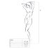 Passion BS049 - Neckholder-Netz-Set (schwarz) - S-L