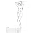 Passion BS049 - rotes Netz-Set mit Neckholder (S-L)