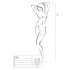 Passion BS056 - Netz-Set mit Gittermuster (Rot) - S-L
