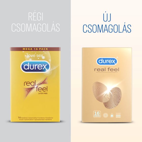 Durex Real Feel - Latexfreies Kondom (16 Stück)