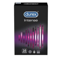Durex Intense - gerippte und gepunktete Kondome (16 Stück)