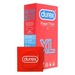  Durex Feel Thin XL - Realistisches Gefühl Kondome (10 Stück)