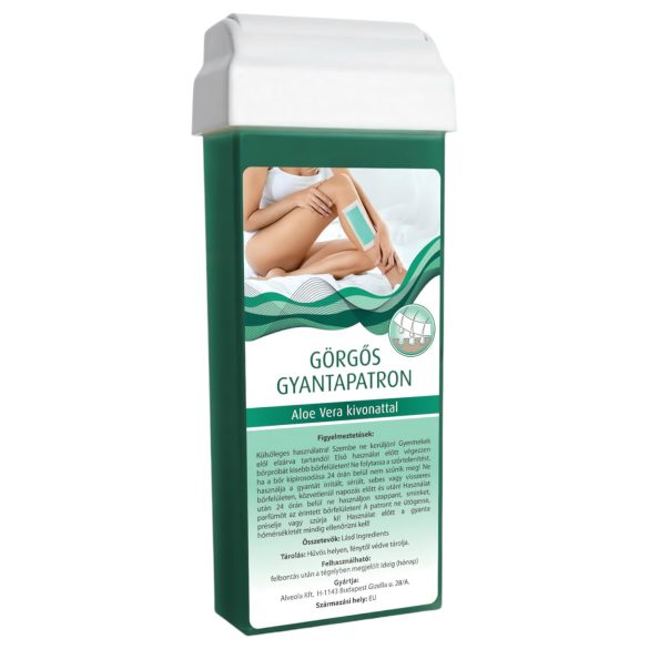 Roll-On Wachs Aloe Vera (100ml) - Breiter Rollerkopf