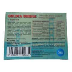   Goldene Brücke - Nahrungsergänzungsmittel mit Pflanzenextrakten (4 Stück)