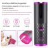 CAC - kabelloses Lockenstab-Set (Grau-Pink)