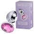Desirel Pink Jewel L - Anal Plug (Silber-Pink)