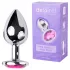 Desirel Pink Jewel L - Analplug (Silber-Rosa)