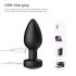 Desirel Easy Obsidian - Akku-Radio Anale Vibrator (schwarz)