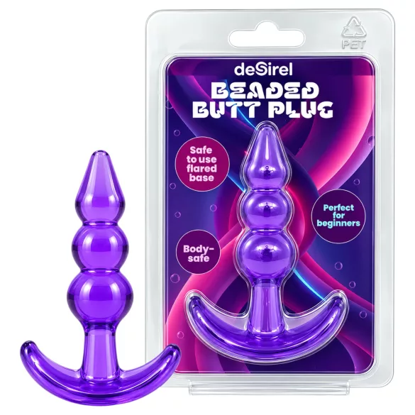 Desirel - Kugelförmiger Analplug (Lila)