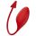 **Funny Me – Intelligentes Vibrations-Ei mit Teufels-Gabel (rot)**
