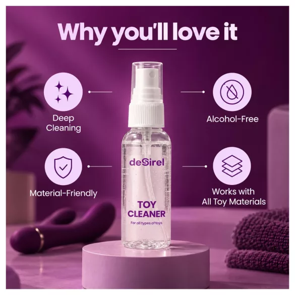 Desirel - Reinigungsspray mit desinfizierender Wirkung (50 ml)