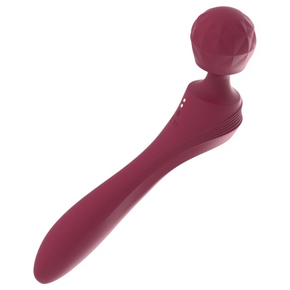 Lonely - gebogener Massagestab Vibrator (rot)
