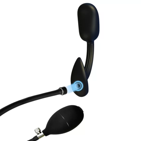 Kangvo - magnetischer Prostata-Massagegerät Analplug mit Kugellagerrolle (schwarz)