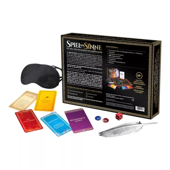 Spiel der Sinne - erotisches Gesellschaftsspiel für Erwachsene (Deutsch)
