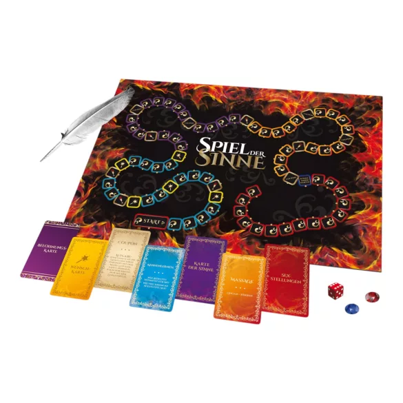 Spiel der Sinne - erotisches Gesellschaftsspiel für Erwachsene (Deutsch)