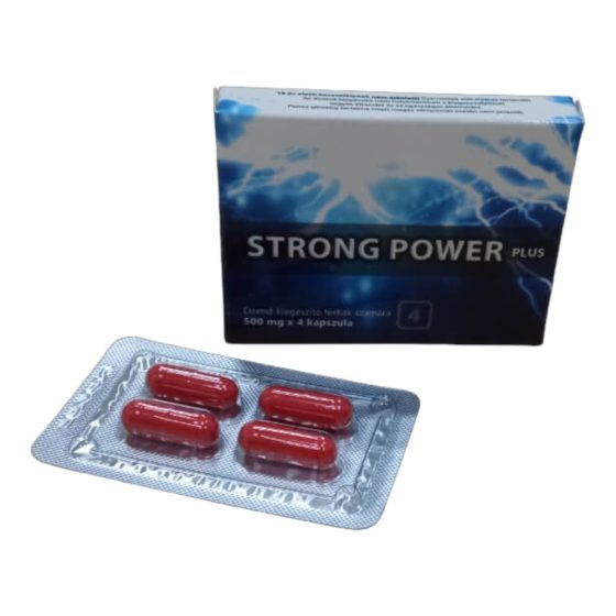 Strong Power Plus - Nahrungsergänzungskapsel für Männer (4 Stück)