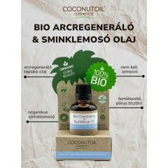   Coconutoil - Bio Gesichtsregenerierendes & Make-up Entfernendes Öl (50ml)