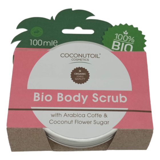 Coconutoil - Bio Körperpeeling mit Kaffee & Kokosblütenzucker (100ml)