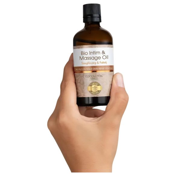 Coconutoil - Bio Intim- & Massageöl - Nelken-Zimt (80ml)