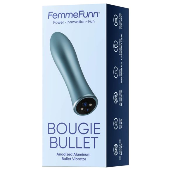 FemmeFunn Bougie - Premium Aluminium Vibrator (Silber)