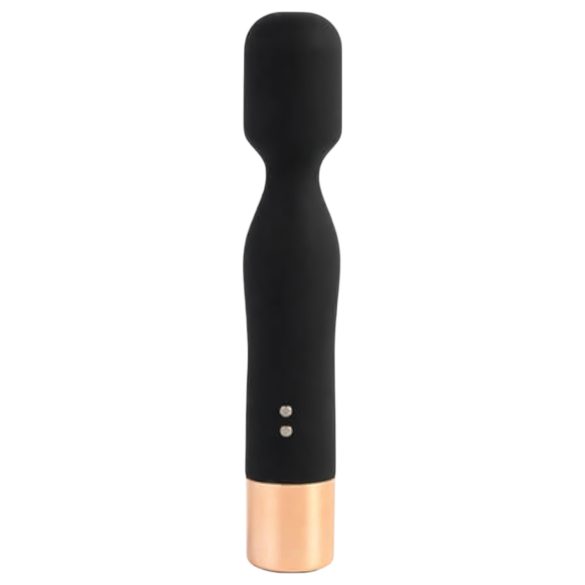 Charmanter Luststab - Wiederaufladbarer Massagestab (schwarz)