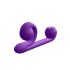 / Snail Vibe Duo - Akku, 3in1 stimulierender Vibrator (Lila)