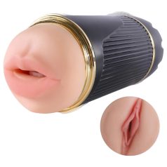 Lonely - Mund und Vagina Masturbator (natur-schwarz)
