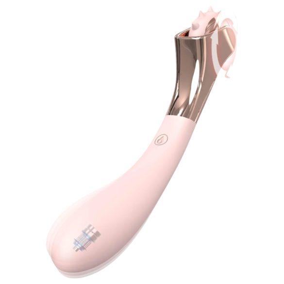 Sex HD - Wiederaufladbarer, wasserdichter Vibrator & Stimulationsrad (pink)