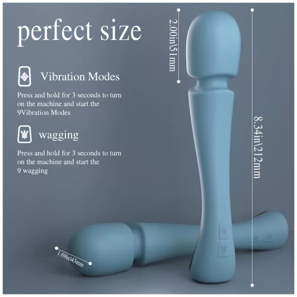 SEX HD Dancer - Massagevibrator (türkis)