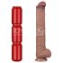 Lovetoy - zweischichtiger XXL Dildo - 36,5 cm - (natur)