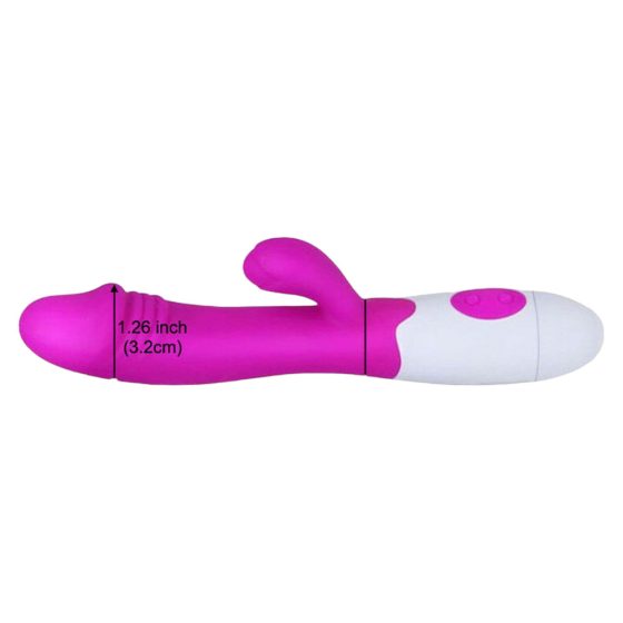 Pretty Love Snappy - Wasserdichter Vibrator für Klitoris und G-Punkt (lila)