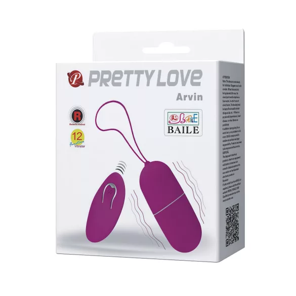 Pretty Love Arvin - tragbares Funk-Vibratorei (Pink)