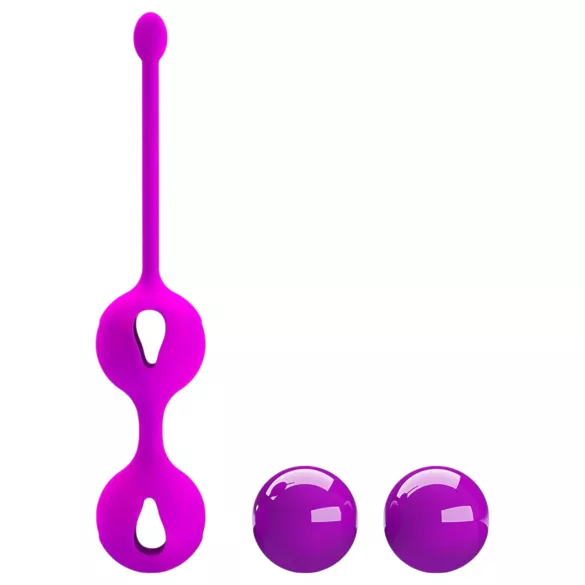 Pretty Love Kegel Up II - Liebeskugeln-Duo (Lila)