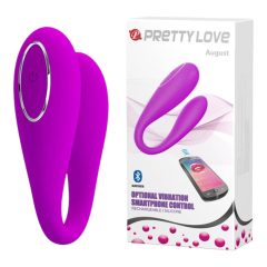   Pretty Love August - Akku-betriebener, intelligenter G-Punkt und Klitorisvibrator (pink)