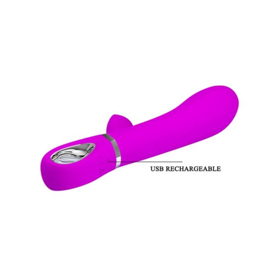 Pretty Love Thomas - Akkubetriebener Vibrator mit Klitorisarm (Rosa)