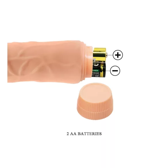Baile Barbara - naturgetreuer Vibrator - 19,5 cm (Hautfarbe)