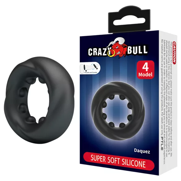 Crazy Bull - Stimulierender Penisring (Schwarz)