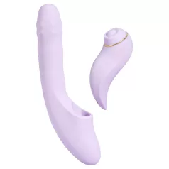   Svakom DuoGlow - Intelligenter G-Punkt- und Klitoris-Vibrator (Lila)