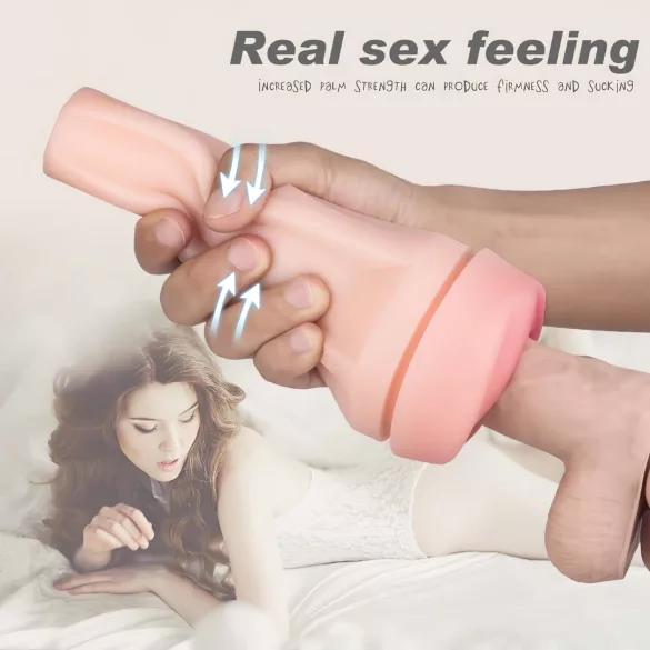 Sex HD Marcus - realistische Pussy im Etui (schwarz-natur)