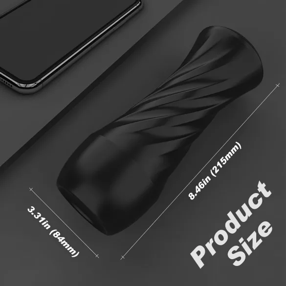 Sex HD Marcus - realistische Pussy im Etui (schwarz-natur)