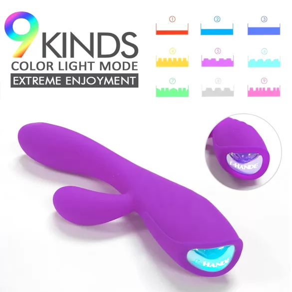 Sex HD Musen - wiederaufladbarer, wasserdichter Vibrator (lila)