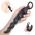 Sex HD Steven - Anal-Dildo mit Perlen (schwarz)
