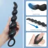 Sex HD Steven - Anal-Dildo mit Perlen (schwarz)