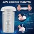 Sex HD Hawk – Akku-Betriebene Vibrations- und Saugmasturbator (Schwarz-Weiß)