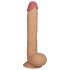 Lovetoy King-Size Dildo - 25 cm, naturgetreu mit Saugnapf
