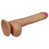 Lovetoy King-Size Dildo - 25 cm, naturgetreu mit Saugnapf